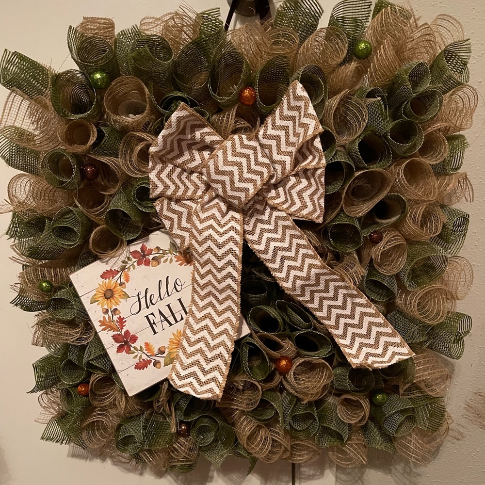 Personally made Fall wreath